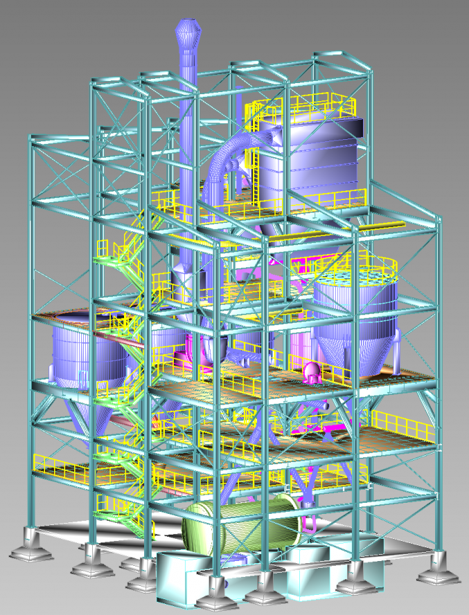 Lilama69-3 DSE successed in Design and Supply equipment for Lime ginding factory