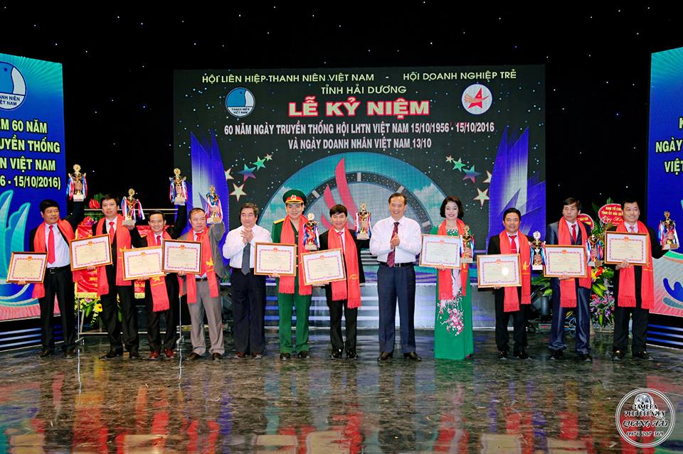 10 doanh nhân tiêu biểu tỉnh Hải Dương năm 2016